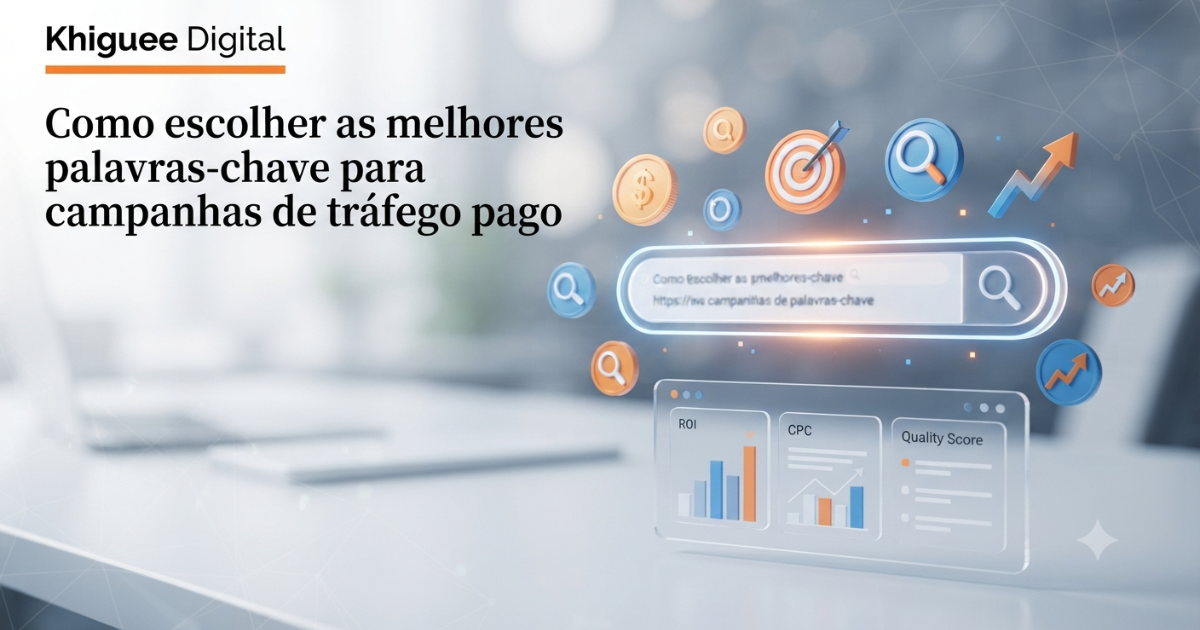 Análise de métricas e palavras-chave para campanhas de tráfego pago