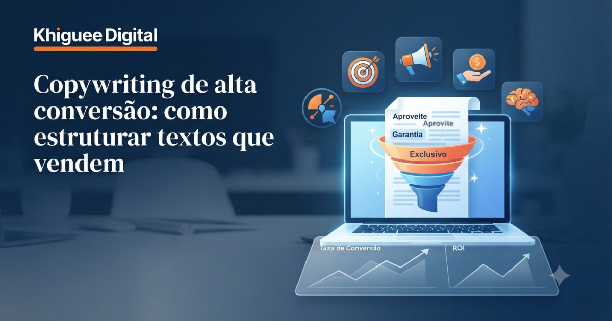 Planeamento de estratégias e textos de copywriting de alta conversão para negócios digitais